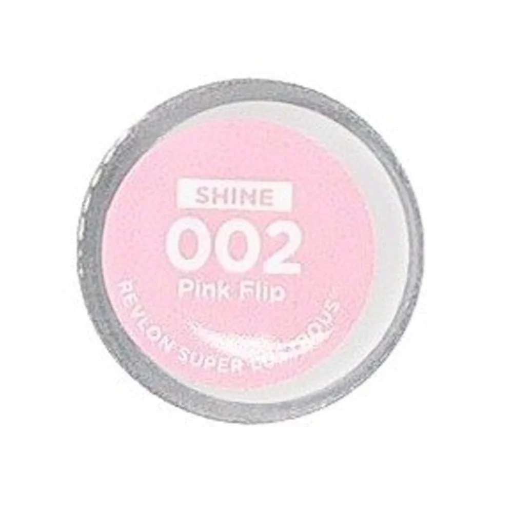 Revlon - Super Lustrous Glass Shine Lipstick - 002 Pink Flip - 0.15 oz - SEALED